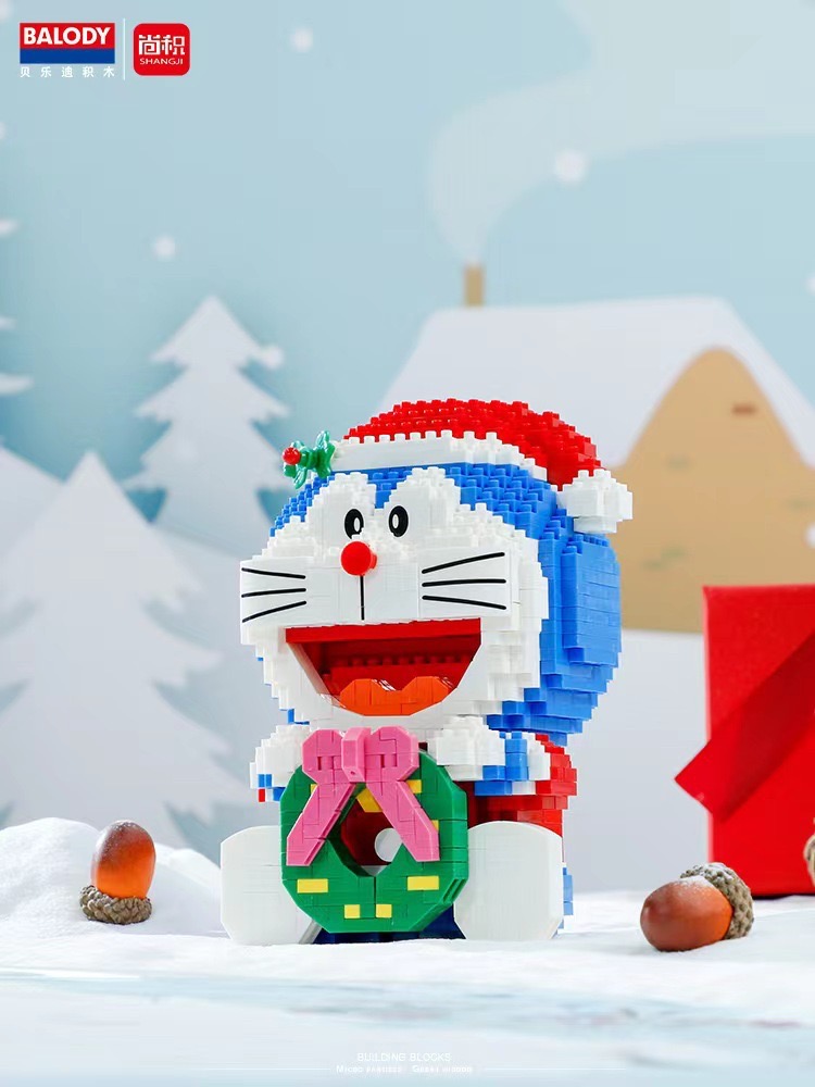Balody 16300-16303 Doraemon Merry Christmas Theme
