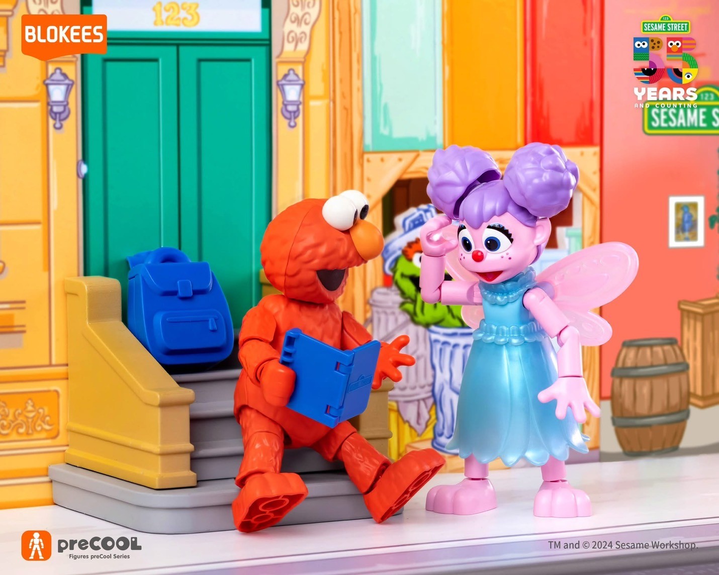 Pre-order : Blokees preCOOL Series Sesame Street The Magic Edition Plastic Model Kit (Set of 4) by Buluke Blokess Bloks