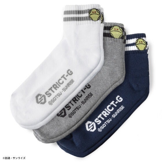 PRE-ORDER : STRICT-G BASIC "Mobile Suit Gundam" Line Socks 3P Set