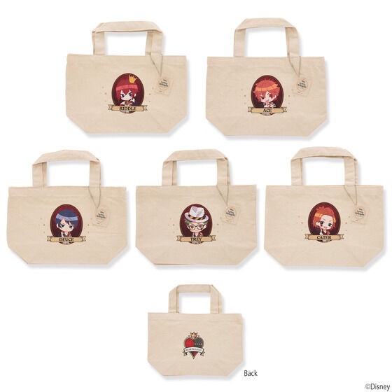 PRE-ORDER : Disney Twisted Wonderland Original Illustration Lunch Tote with Charm