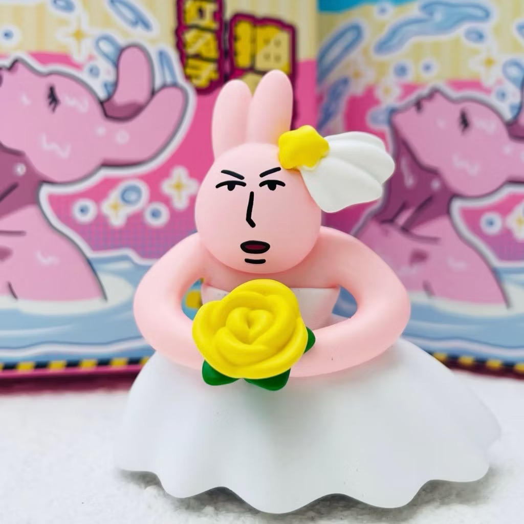 โมเดลได้ 1 ตัว - My Friend Rabbit "Abstract" Series Mini Figure II by PLZDOT