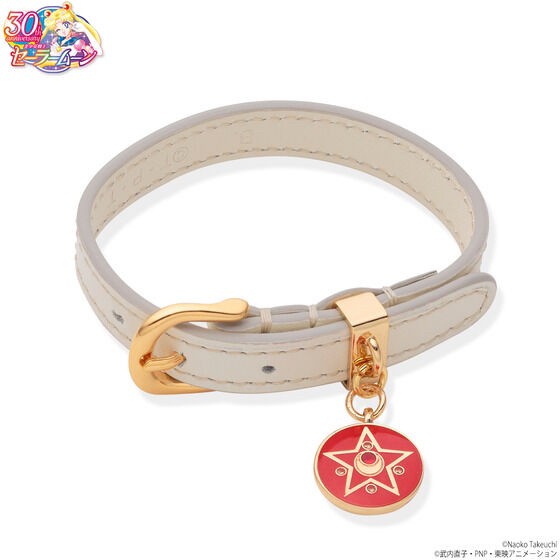 PRE-ORDER : Bishoujo Senshi Sailor Moon Genuine Leather Communication Device Bracelet