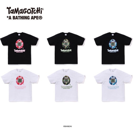 PRE-ORDER : Tamagotchi x A BATHING APE T-shirt 1-3