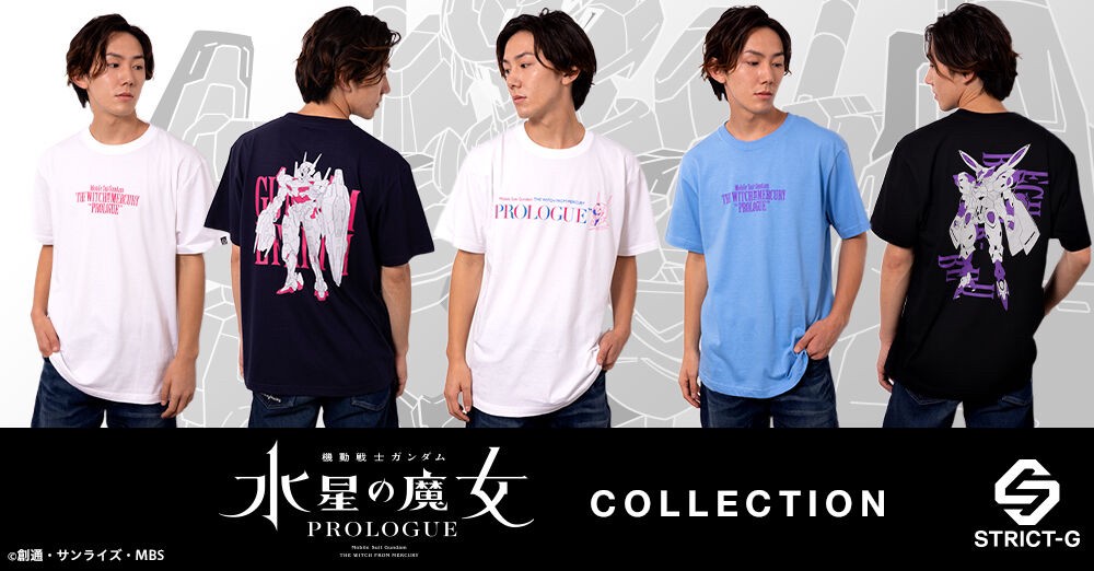 PRE-ORDER : STRICT-G "Mobile Suit Gundam Witch of Mercury" PROLOGUE T-shirt