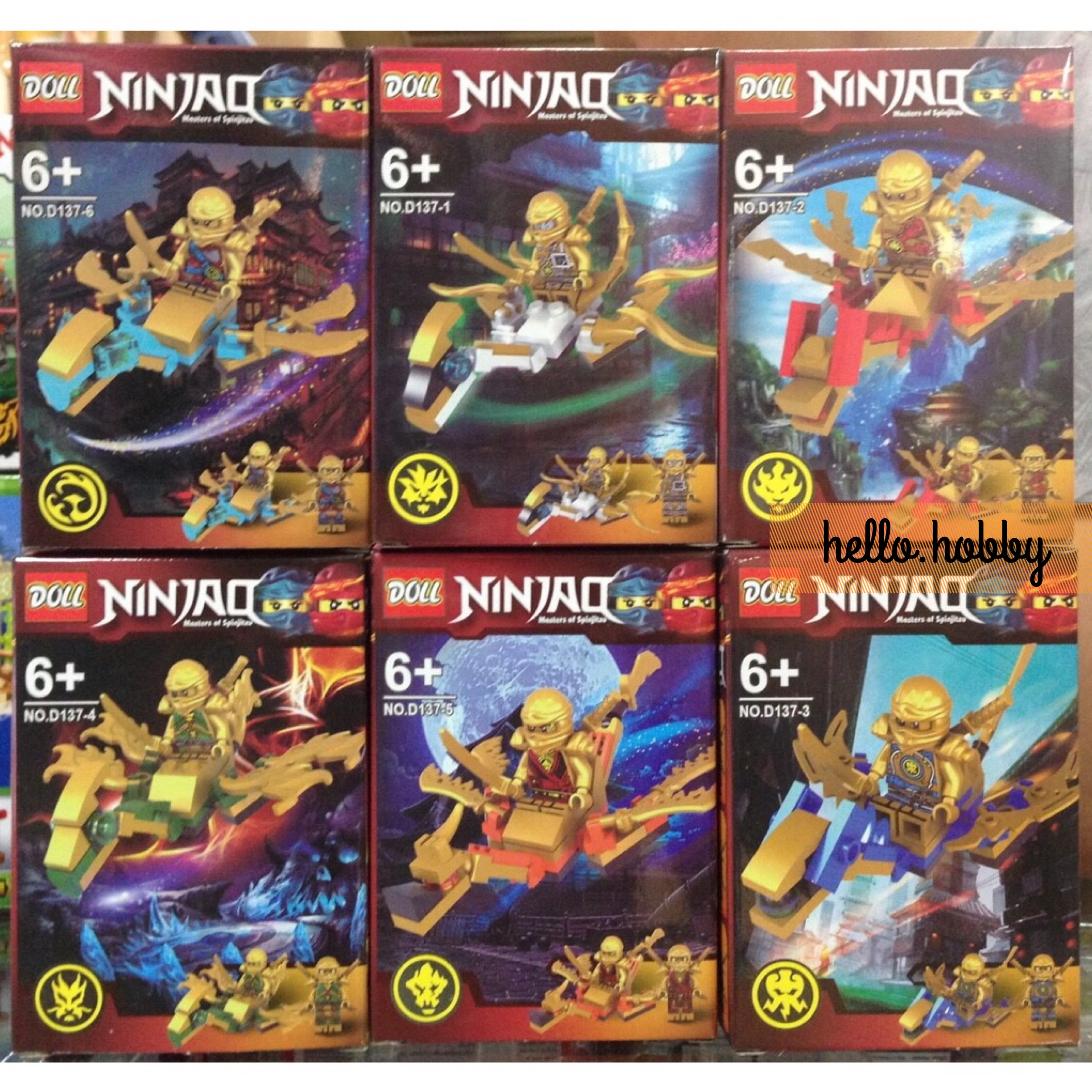 Doll D137 1-6 Ninjago