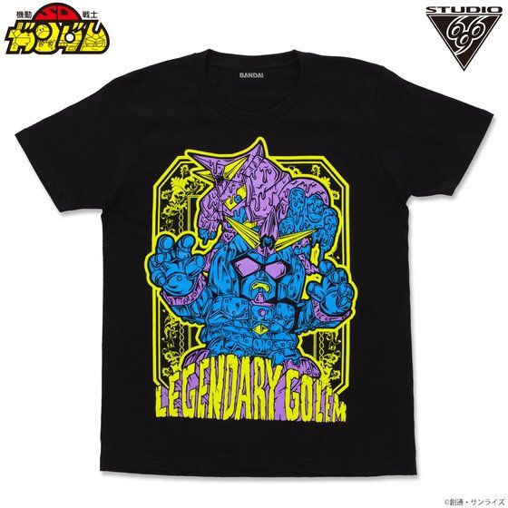 PRE-ORDER : SD Gundam T-shirt Psycho Golem & Mad Golem feat.STUDIO696