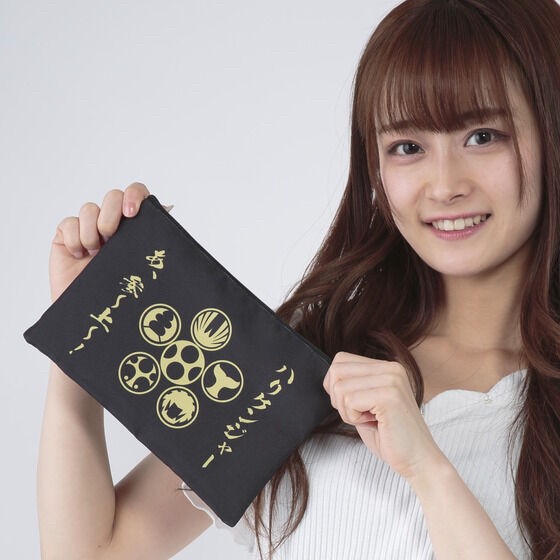 PRE-ORDER : Bakuryu Sentai Abaranger / Ninpuu Sentai Hurricaneger Deformed Flat Pouch