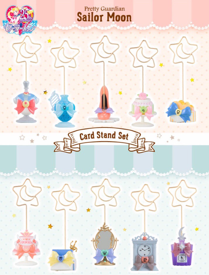 PRE-ORDER : Sailor Moon Card Stand Set (2 types)