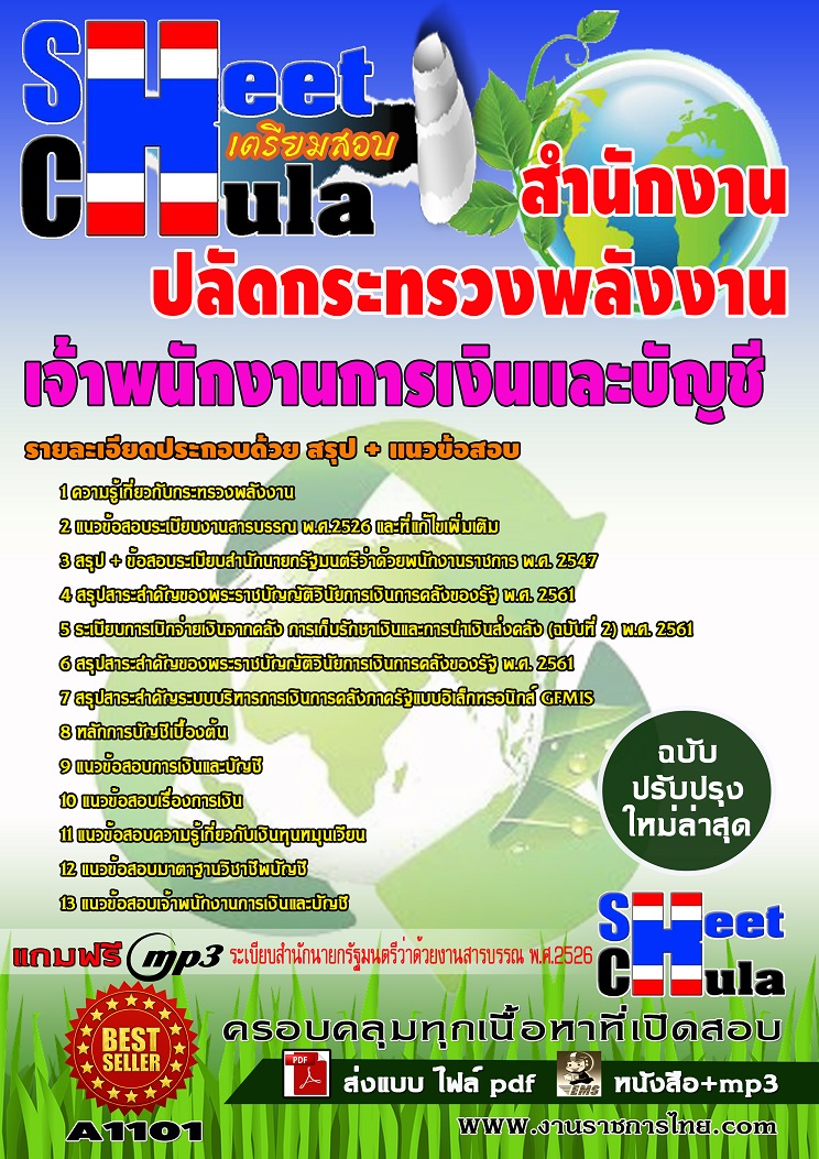 A1101 เจ้าพนักงานการเงินและบัญชี สำนักงานปลัดกระทรวงพลังงาน