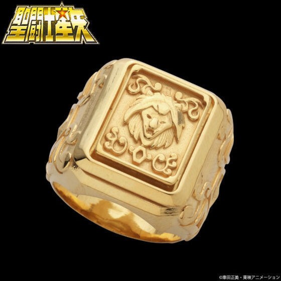 PRE-ORDER : Saint Seiya Gold Cloth Box Design Silver925 Ring