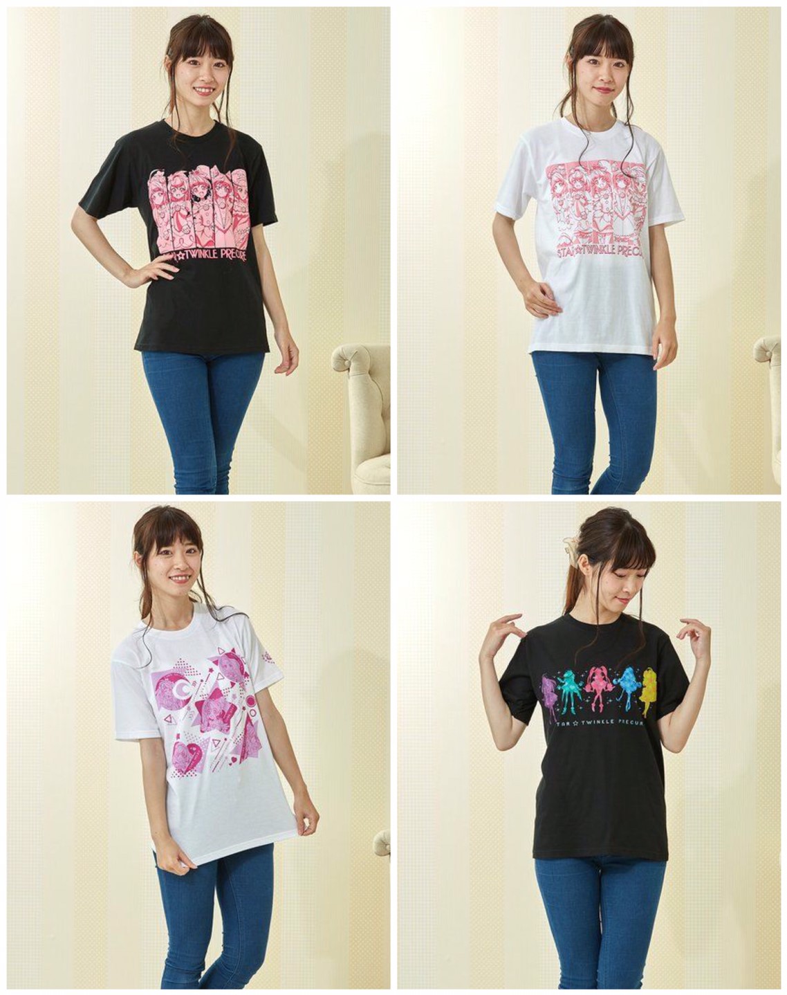 PRE-ORDER : Star ☆Twinkle Precure Parent and child T-shirt (Adult)