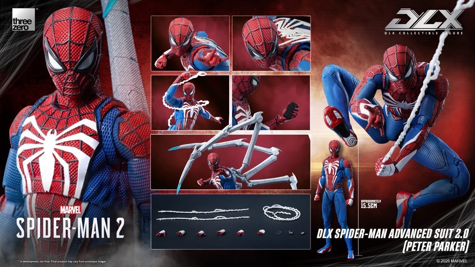 Pre-order : Marvel’s Spider-Man 2 DLX Spider-Man Advanced Suit 2.0 (Peter Parker) by Threezero