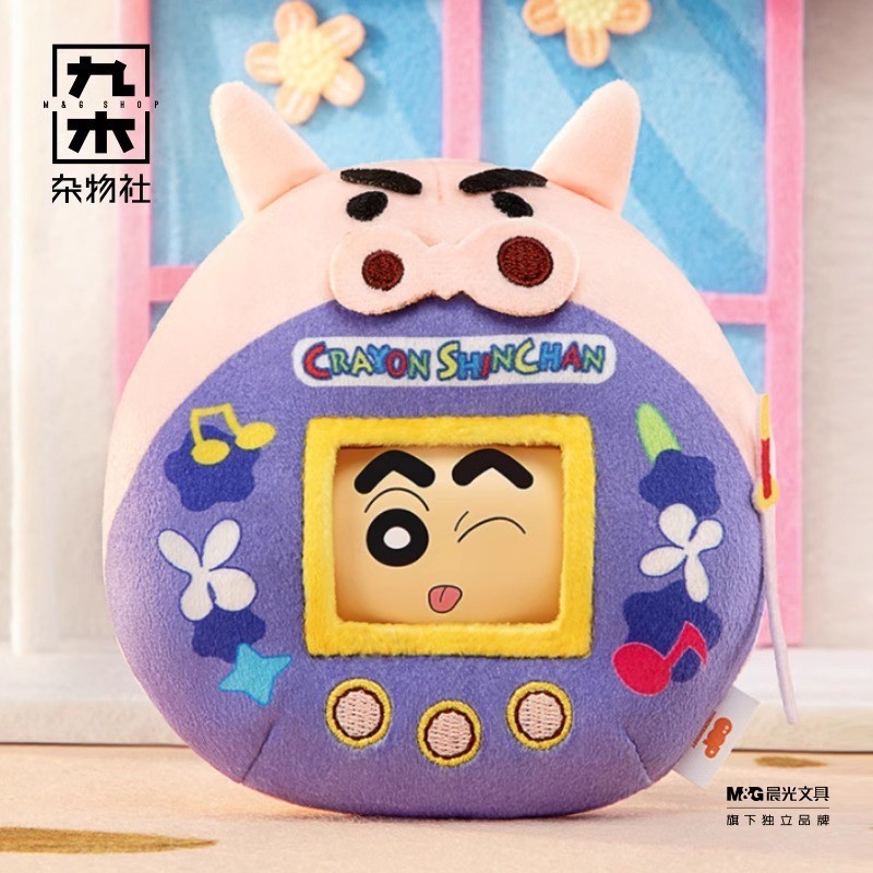 ตุ๊กตาพวงกุญแจ Crayon Shinchan Cute Face Turns Plush Toy Series by WONDERHOBBY