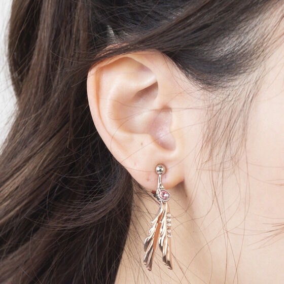 PRE-ORDER : Bakuage Sentai Boonboomger Bun Pink/Mira Shifuto Earrings