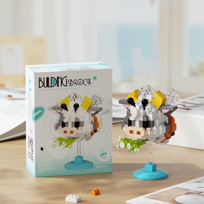 ตัวต่อนาโน Size L - CLC Flying Animal Shake and Fun