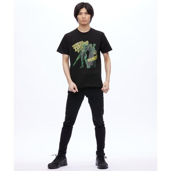 PRE-ORDER : Yoshihito Sugahara x Kamen Rider Den-O Kamen Rider Zeronos & Deneb Pattern T-shirt