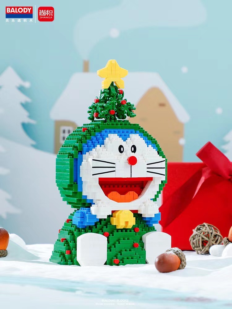 Balody 16300-16303 Doraemon Merry Christmas Theme