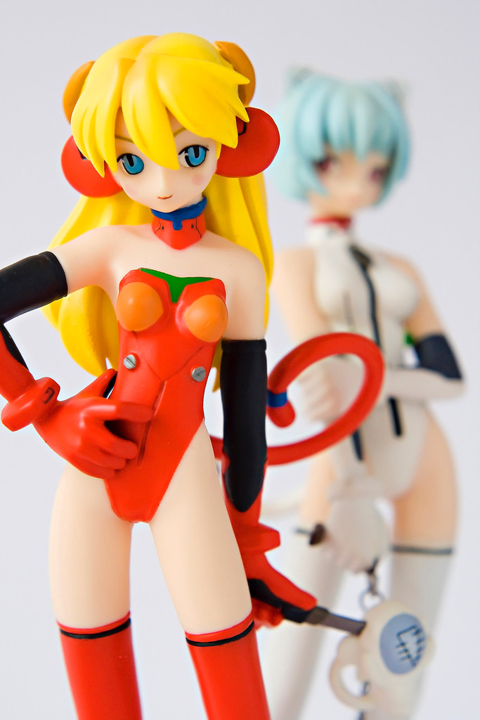 Neon Genesis Evangelion - REI AYANAMI & ASUKA LANGLEY SORYU Grimrock Mix Edition by Kaiyodo