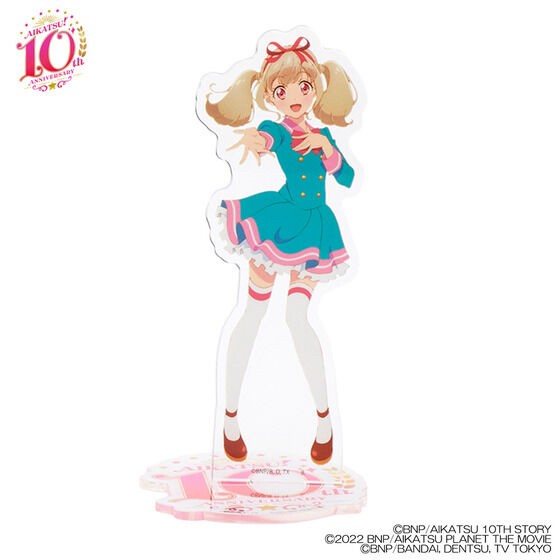 PRE-ORDER : Aikatsu! Series 10th ANNIVERSARY Acrylic Stand Past Main Characters