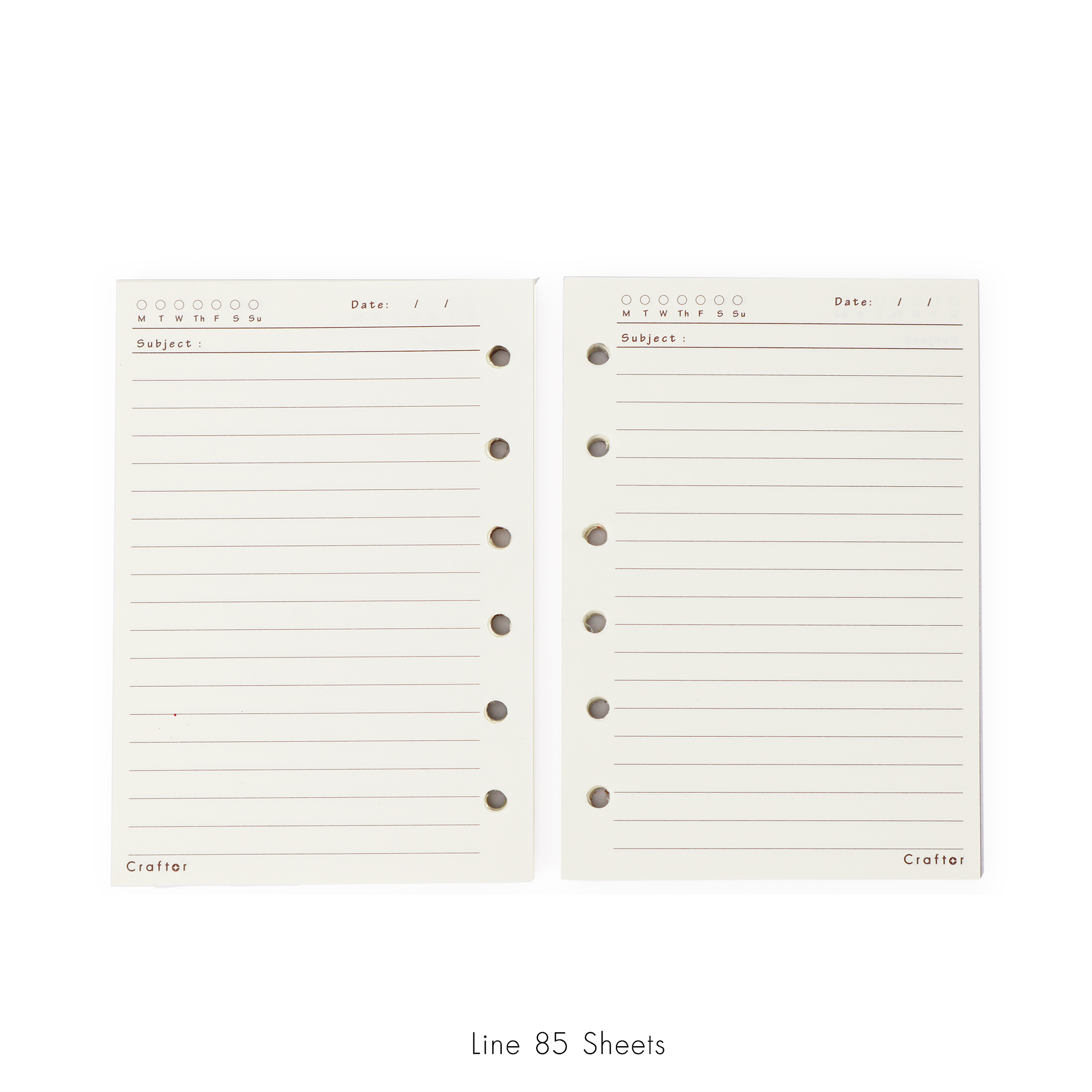 รีฟิลสมุดออร์กาไนเซอร์ขนาดA6 รุ่น Refill for Organizer S(A6)