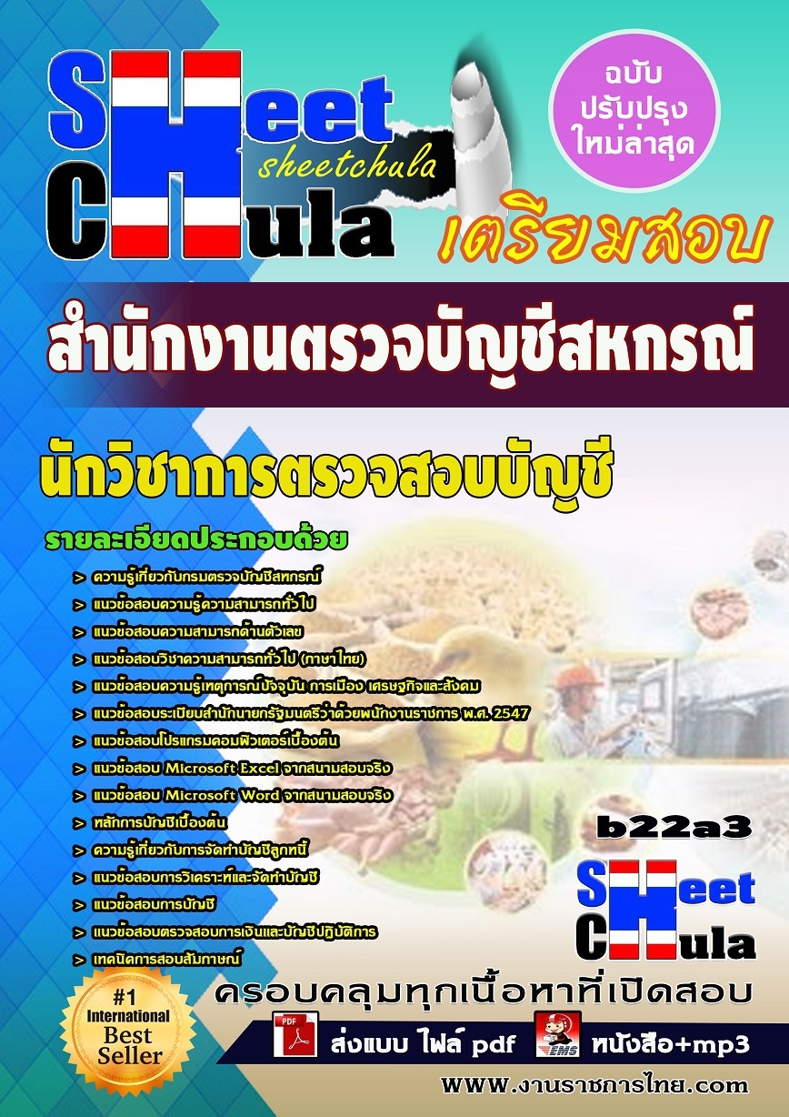 b22a3 - นักวิชาการตรวจสอบบัญชี สำนักงานตรวจบัญชีสหกรณ์