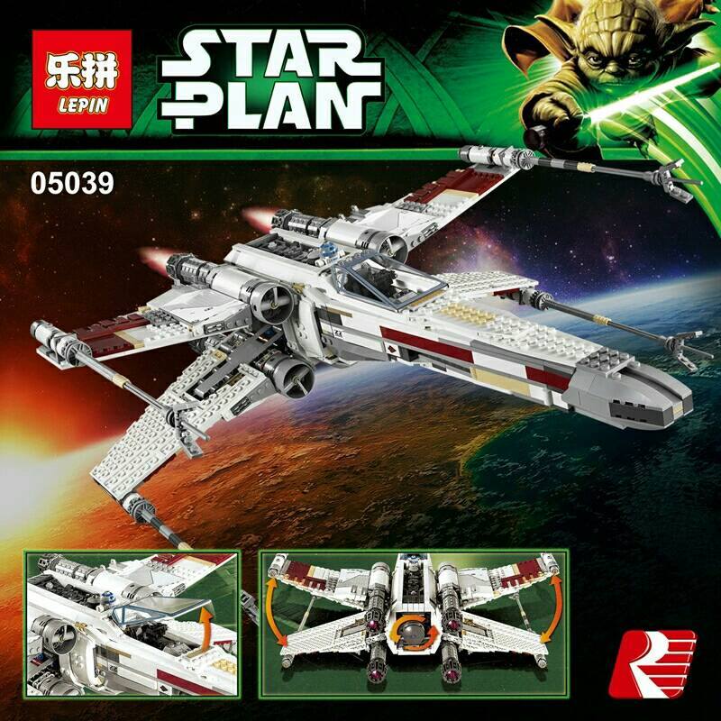 Lepin 05039 Star Wars Red Five X-wing Starfighter 1616pcs