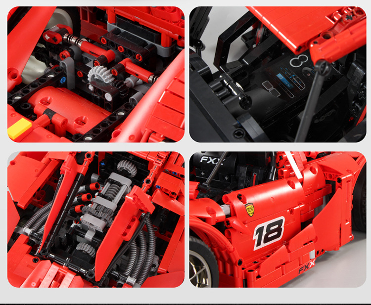 Mould King 13085 Ferrari FXX Supercharged V12r 2101pcs (บังคับได้)