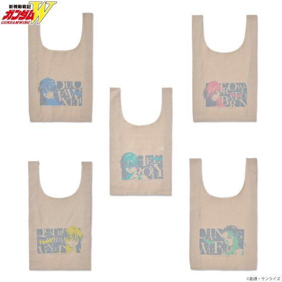 PRE-ORDER : New Mobile Report Gundam Wing Tri-Color Item Shopping Bag