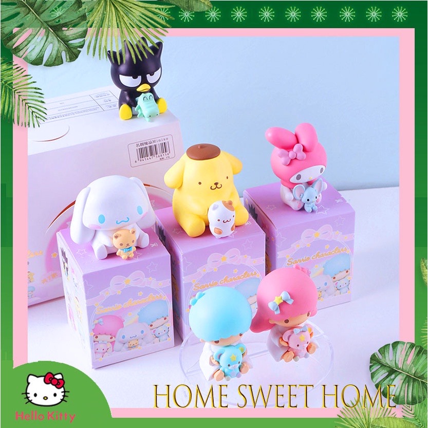 Blind Box ได้1ตัวแบบสุ่ม - Sanrio Characters with Friends Series by Miniso (Set of 6+1secret)