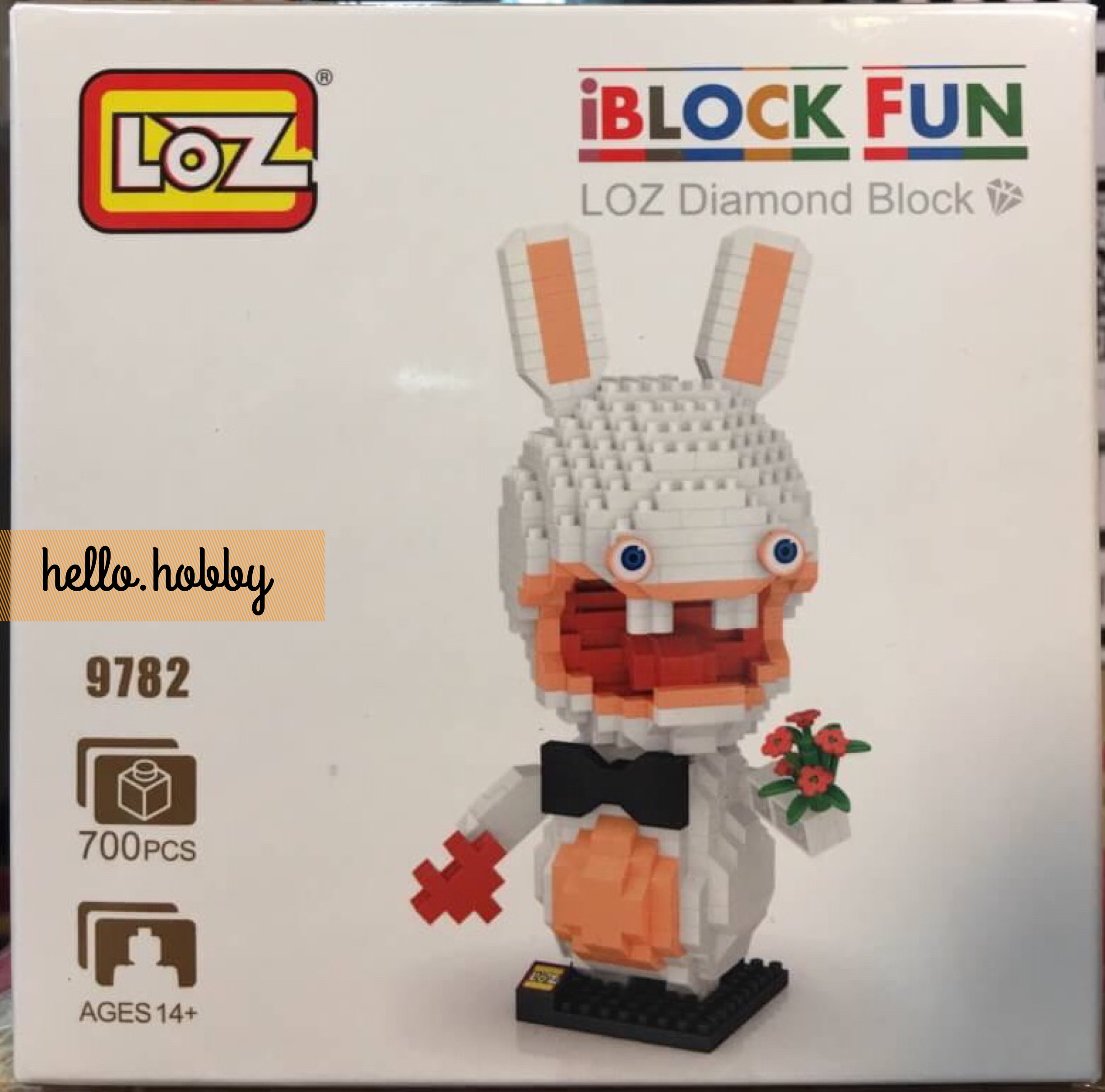 LOZ 9782 Raving Rabbids 700pcs