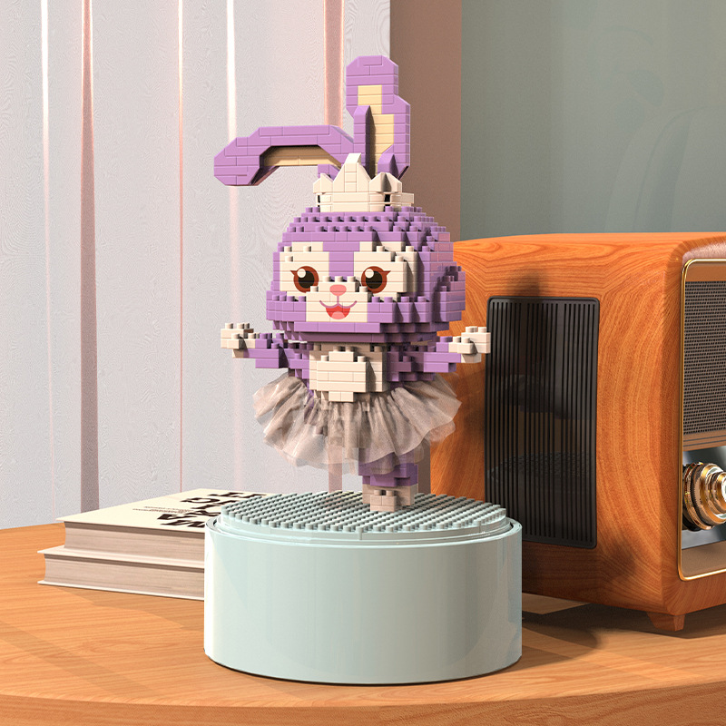 ตัวต่อนาโน กล่องดนตรี Size XL - Gejia 6064 - Disney - Duffy - Stella Lou Ballet Music Box 526pcs