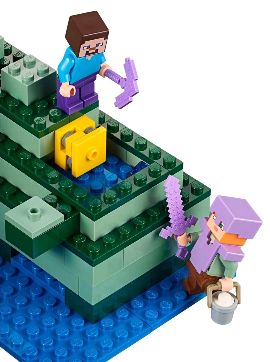 Lele 33083 Minecraft The Ocean Monument 1134pcs