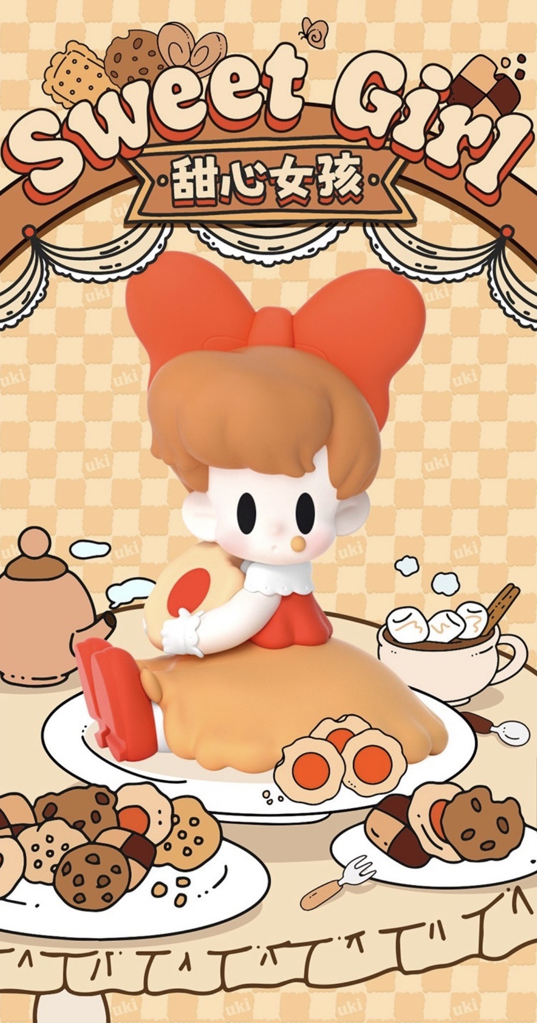 โมเดล ได้ 1 ตัว | UKI Sweet Girl Series by 52Toys