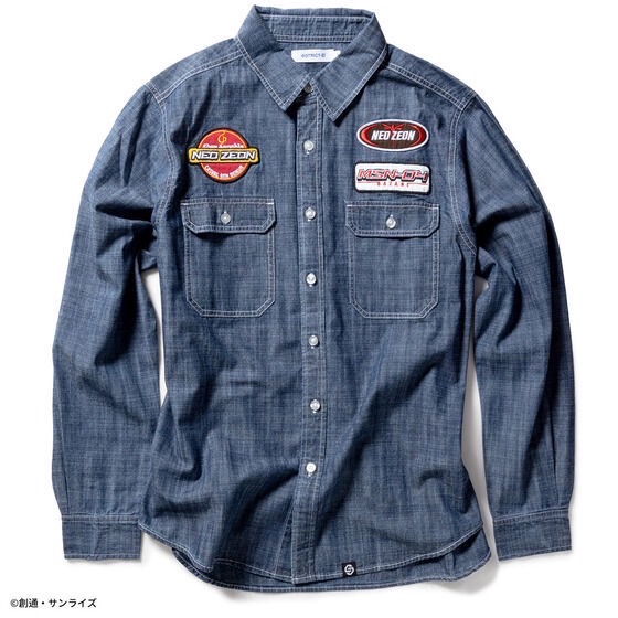 PRE-ORDER : STRICT-G "Mobile Suit Gundam Char's Counterattack" Chambray Shirt