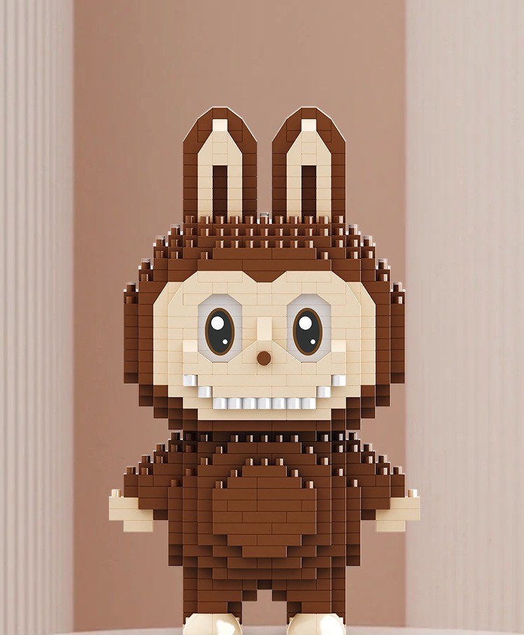 ตัวต่ออาร์ตทอย Size Jumbo - Linkgo 60001-60004 Art Toy - Popmart - Labubu