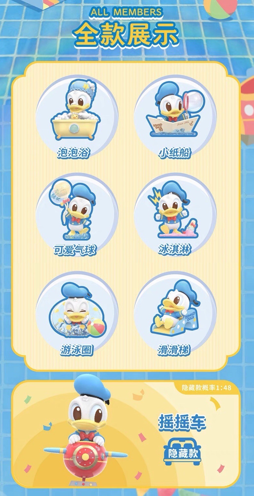 โมเดล ได้ 1 ตัว | Disney - Donald Duck 90th Anniversary Series by Top Toy