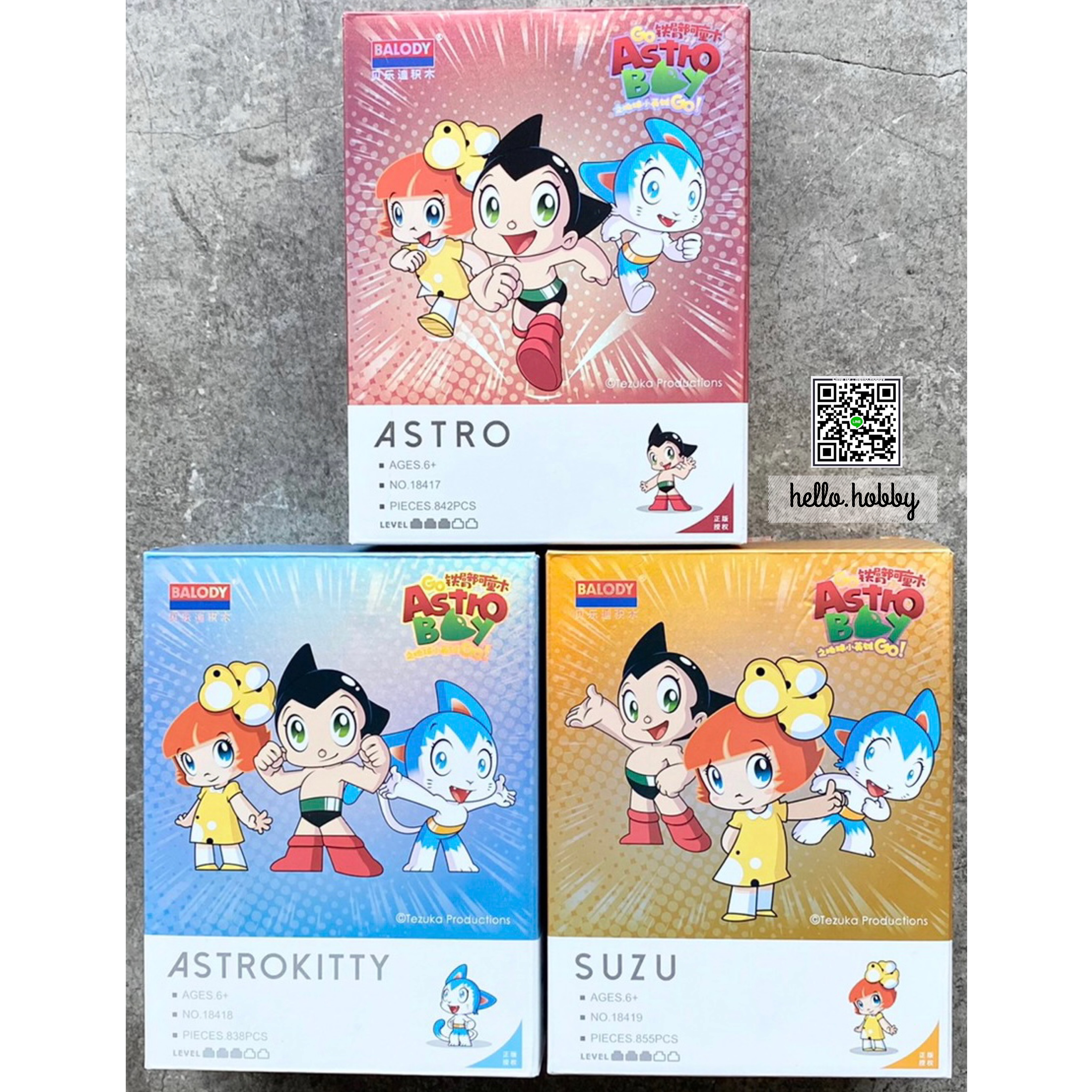 Balody 18417-18419 Astro Boy เจ้าหนูอะตอม