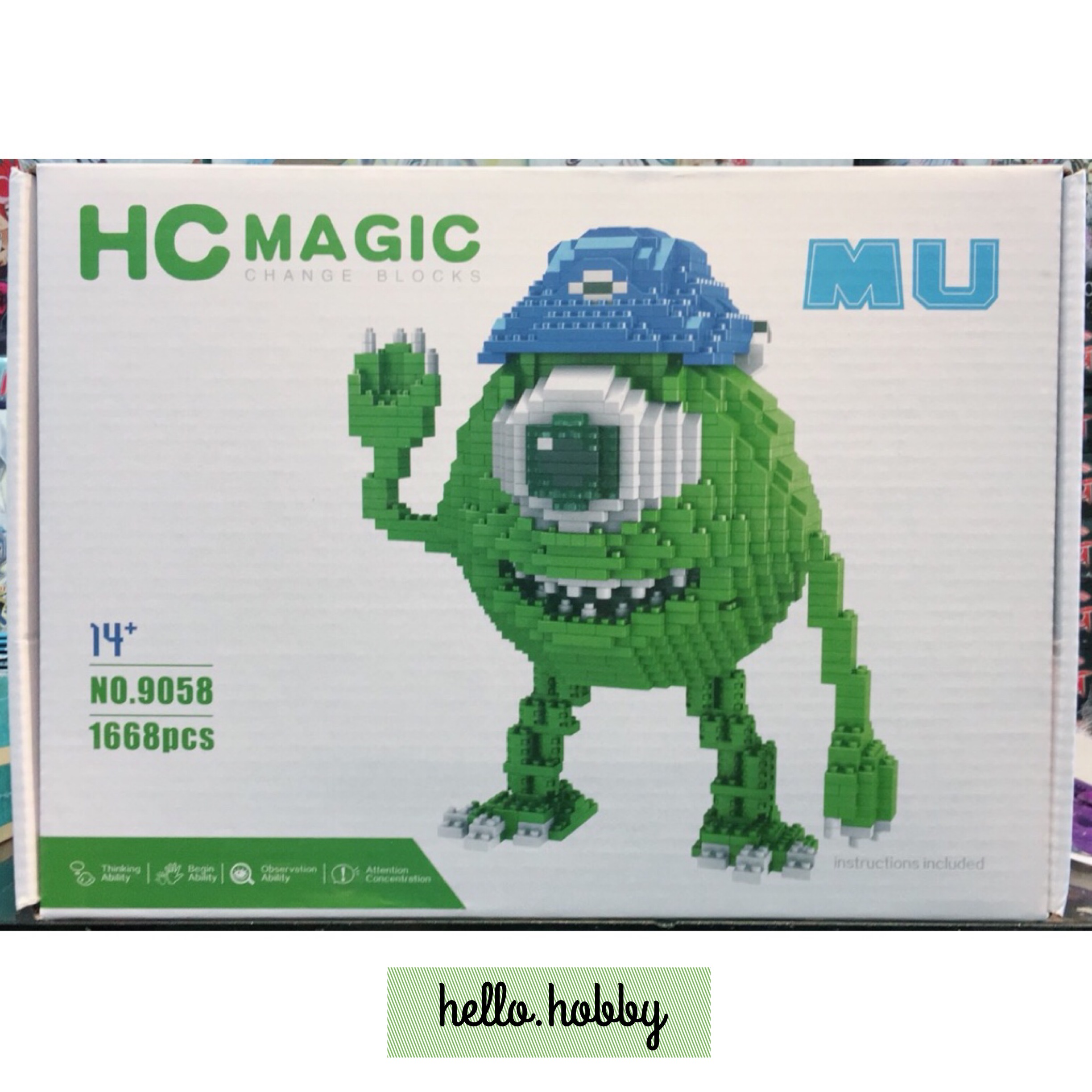 HC Magic 9058 Monster Inc. Mike 1668pcs