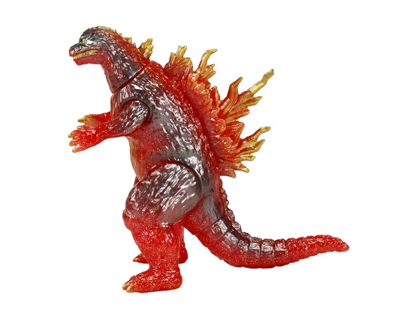 Godzilla - CCP Middle Size Series - Godzilla Vol.12 - Godzilla (1999) Heat Ray Red Glitter Ver. Soft Vinyl by CCP (Lot JP)