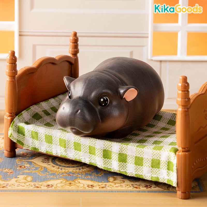 โมเดลหมูเด้ง ได้ 1ตัว - Thailand Moodeng Series by Animal Heavenly Body