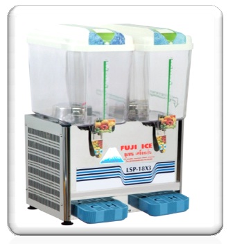 เครื่องจ่ายน้ำหวาน แบบน้ำพุ 2 โถ (18 ลิตร) ฟูจิไอซ์