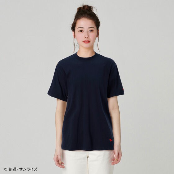 PRE-ORDER : Mobile Suit Gundam Mark Basic Line Embroidery T-shirt