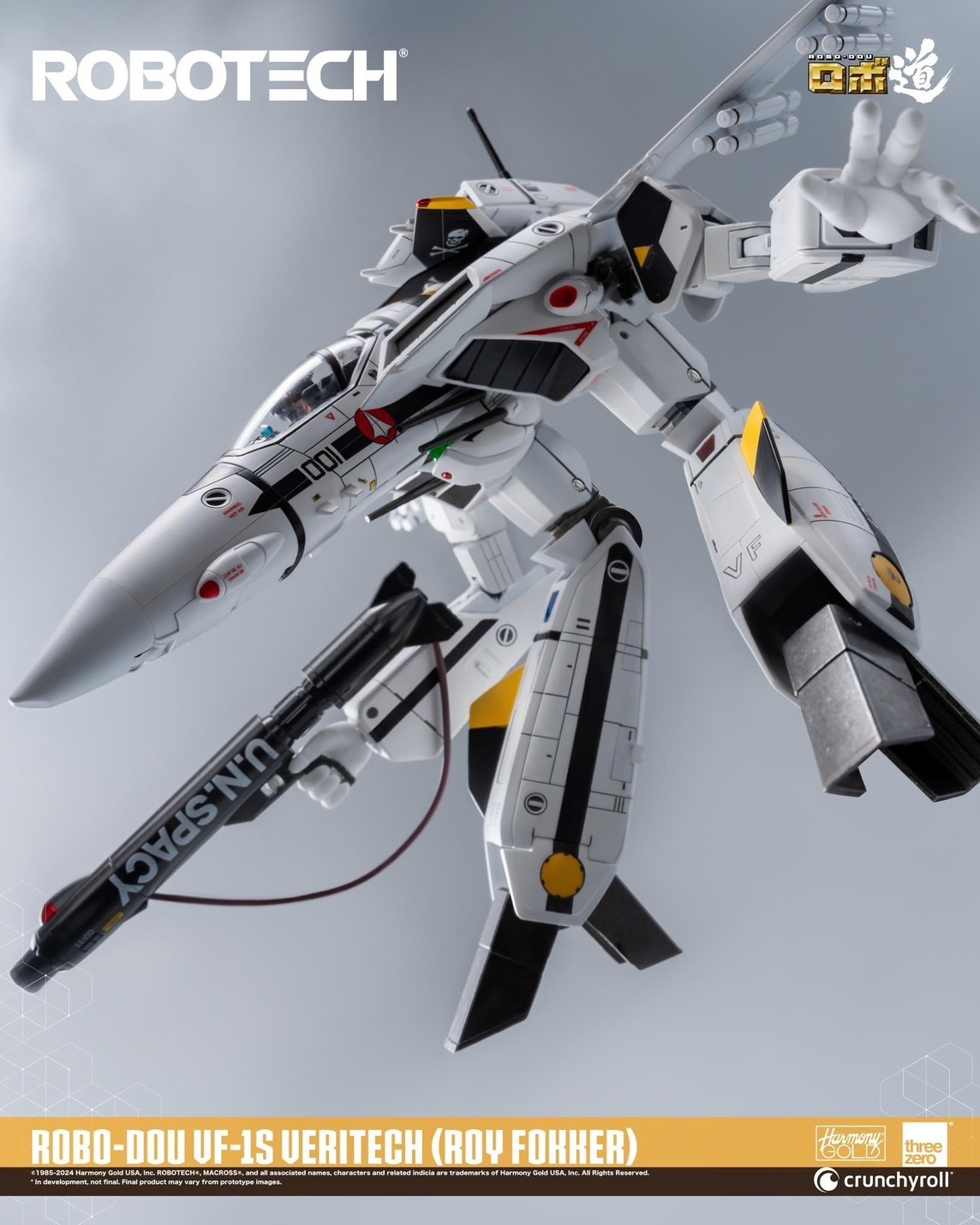 Pre-order : Robotech ROBO-DOU ROBOTECH VF‐1S Veritech (Roy Fokker) by Threezero