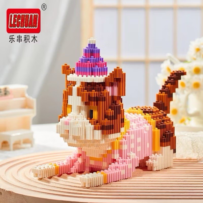 ตัวต่อนาโนแบบเฟือง Size XL - Lechuan 68691 - 68694 Cat Costume