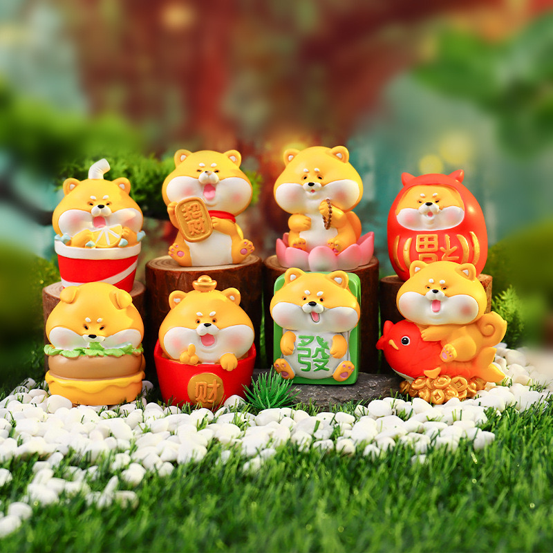 โมเดล ได้ 1 ตัว | Lucky Shiba Dog - More Than Billion Dollars Series by Romantic Light