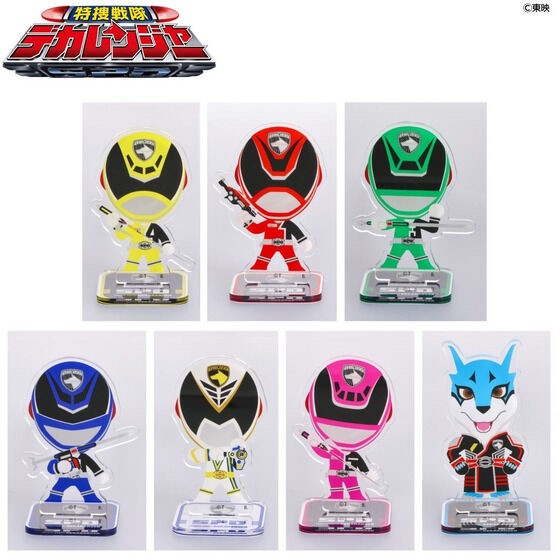 PRE-ORDER : Tokusou Sentai Dekaranger Deformed Acrylic Stand [7 types in total]