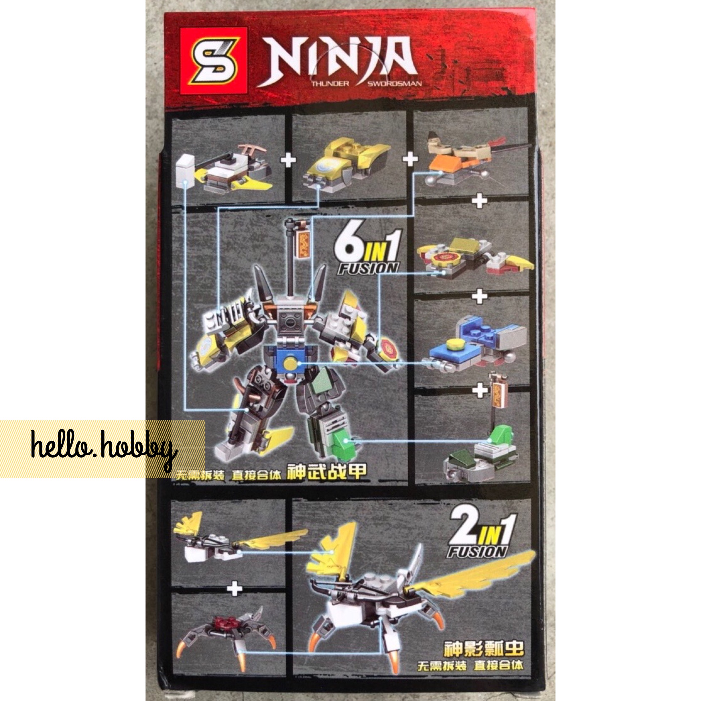 SY 1107 1-8 Ninjago 8 in 2