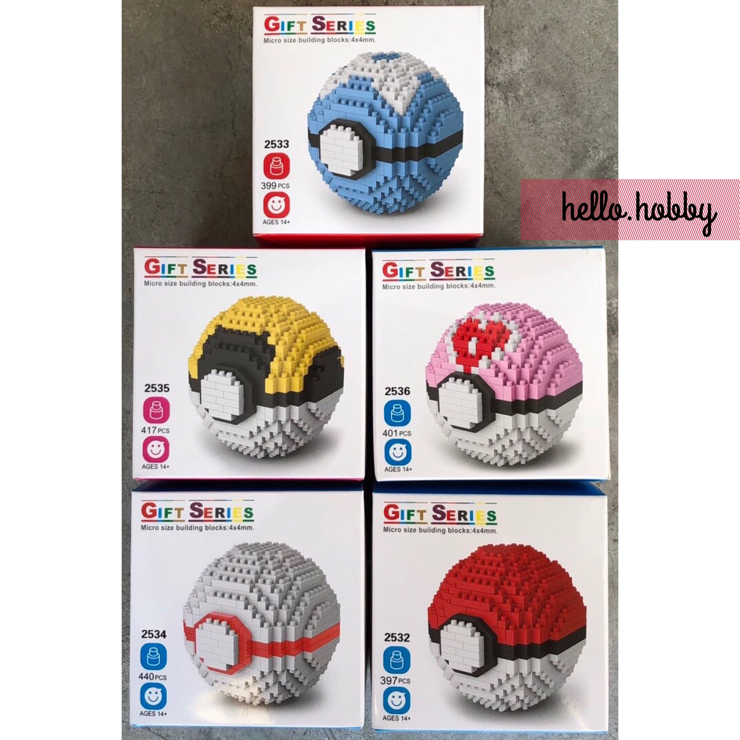 Wise Hawk 2532-2536 Pokemon - Pokeball