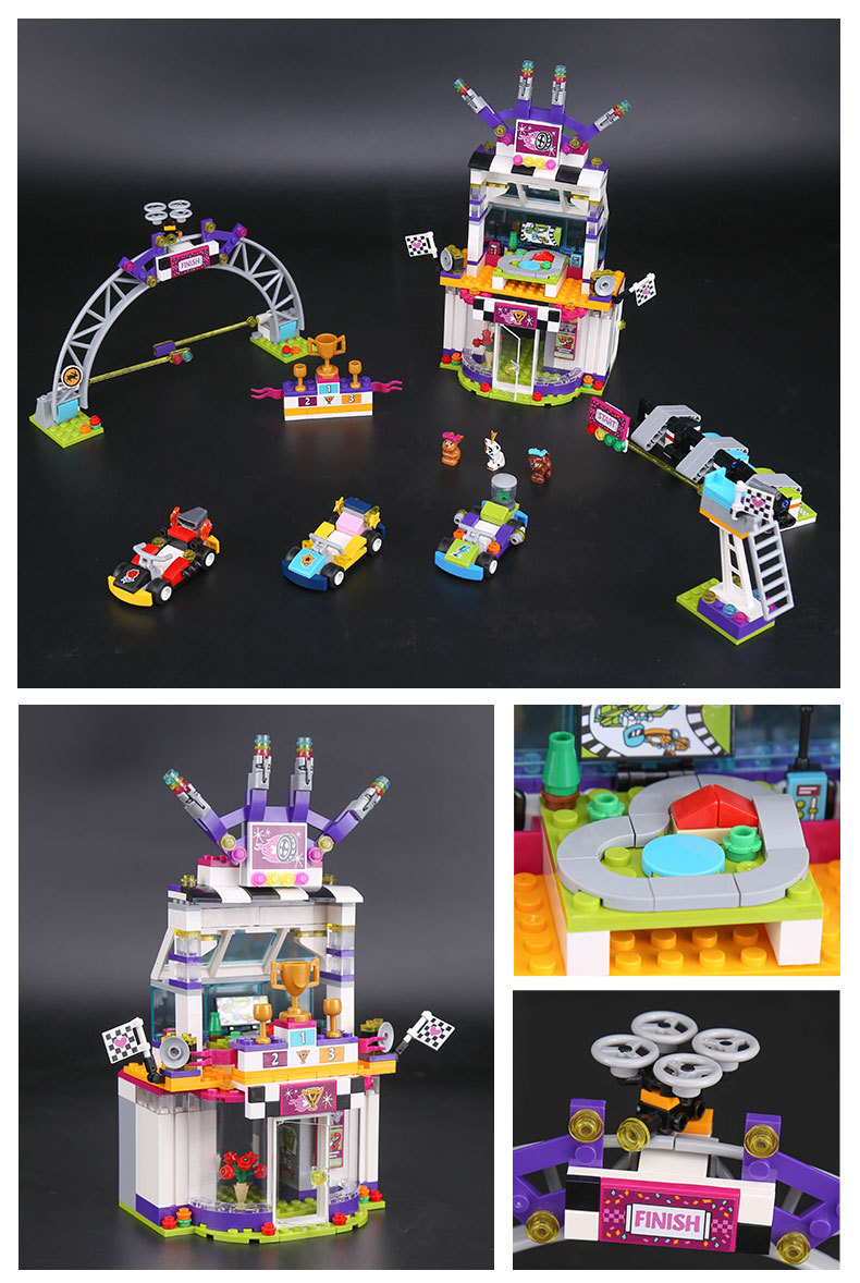 Lepin 01072 Friends The Big Race Day 725pcs