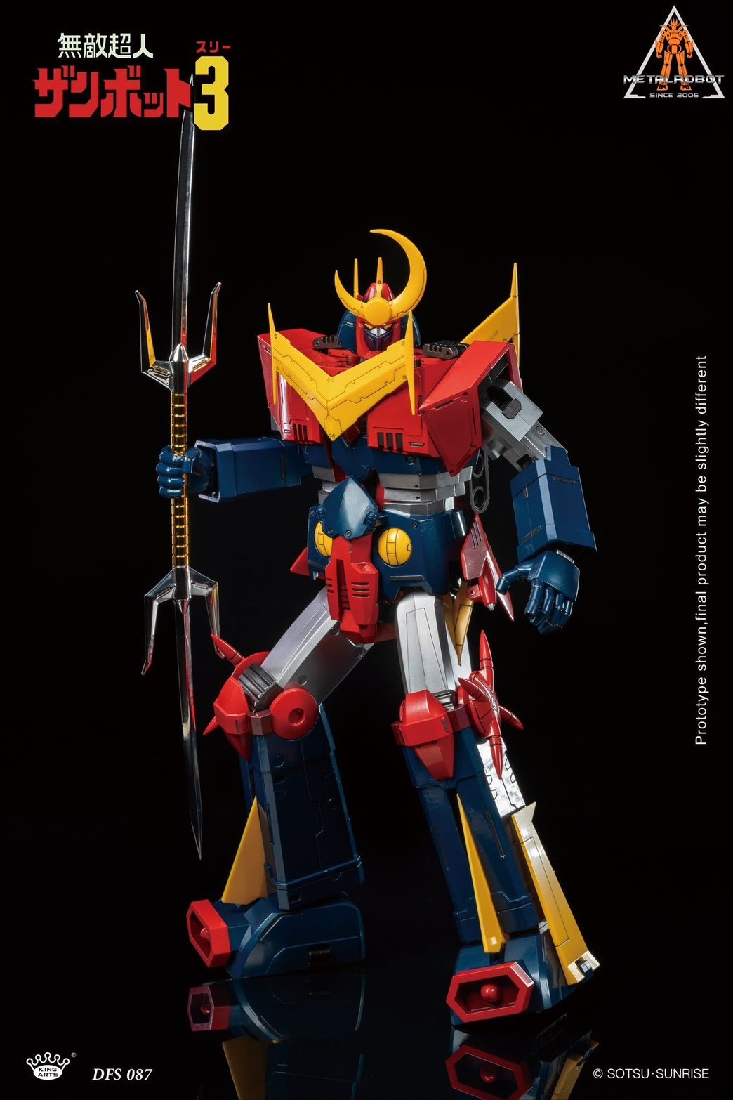 Pre-order : Invincible Super Man Zambot 3 Diecast Action Figure by King Arts